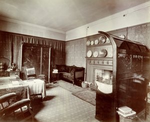 Drawing room, Kelmscott House, London, 1896