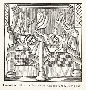 Dreams and Moles, illustration from Chap-books of the Eighteenth Century by John Ashton, pub. 1882 by English School