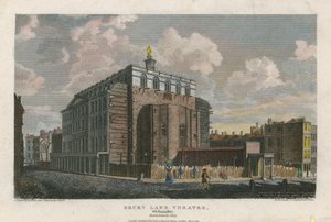 Drury Lane Theatre, Westminster, London; Burnt Down in 1809 by English School