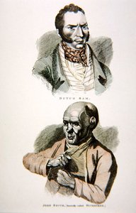 Dutch Sam and John Smith, from a print published in 1812 by English School