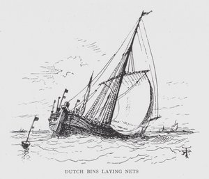 Dutch bins laying nets by English School