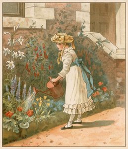 Early Days at Kensington by English School