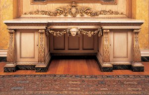 Early Victorian Pedestal Sideboard