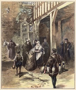 Easter Offerings in the Olden Time by English School