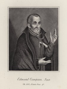 Edmund Campian (engraving) by English School