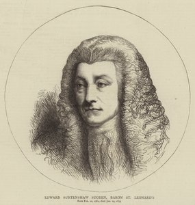 Edward Burtenshaw Sugden, Baron St Leonard