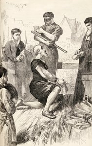 Edward Seymour on the Scaffold Awaiting His Execution, c.1865 by English School