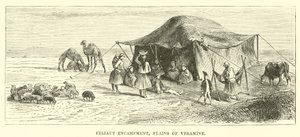 Eeliaut Encampment, Plains of Veramine by English School