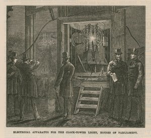 Electrical Apparatus for the Clock Tower Light, Houses of Parliament by English School