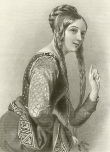 Eleanor of Aquitaine, Queen of King Henry II by English School