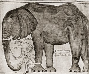 Elephant sent by St Louis to Henry III, from 