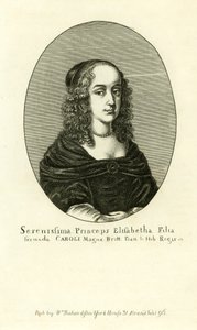 Elizabeth Stuart, second daughter of King Charles I by English School