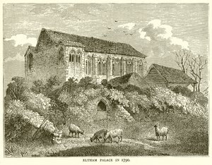 Eltham Palace in 1790 by English School