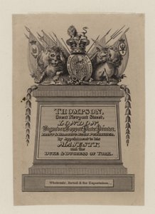 Engravers, Thompson by English School