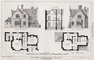 Entrance Lodge, Kelly College by English School