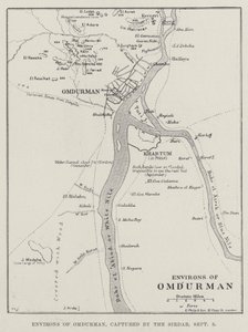 Environs of Omdurman, captured by the Sirdar, 3 September by English School