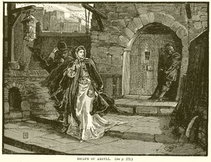 Escape of Argyll by English School