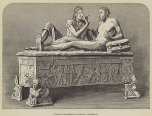 Etruscan Sarcophagus, Castellani Collection by English School