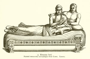 Etruscan Bed by English School