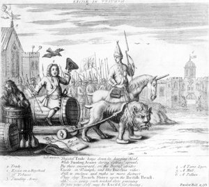 Excise in Triumph, 1733
