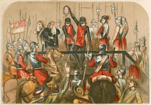 Execution of Charles I by English School