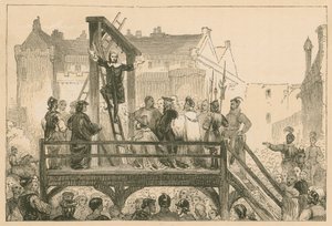 Execution of James Renwick at Edinburgh, 1688 by English School