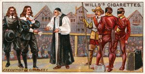 Execution of king Charles I by English School