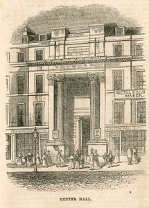 Exeter Hall, Strand, London by English School