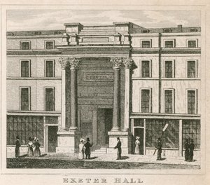 Exeter Hall, Strand, London by English School