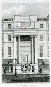 Exeter Hall, Strand, London by English School