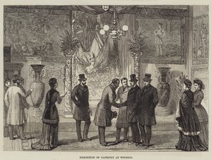 Exhibition of Tapestry at Windsor by English School