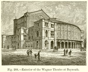 Exterior of the Wagner Theatre at Bayreuth