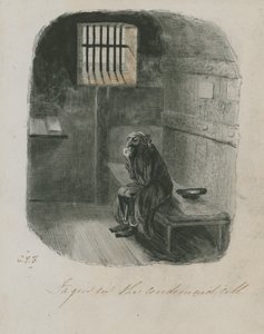 Fagin in the condemned cell by English School