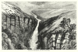 Falls of the Macmac, in the Transvaal by English School