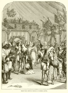 Fancy Ball Given in Honour of General Howe by English School