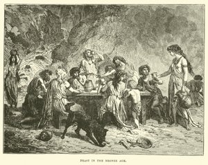 Feast in the Bronze Age by English School