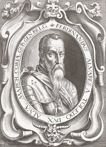 Fernando Álvarez de Toledo y Pimentel, 3rd Duke of Alba (engraving) by English School