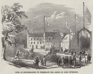Fete at Inglismaldie, to celebrate the Birth of Lord Inverury by English School