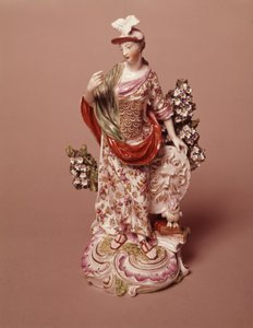 Figure of the Goddess Athena, Derby Porcelain Works, c.1800 by English School