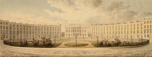 Finsbury Circus Looking North Towards London Institution, c.1820