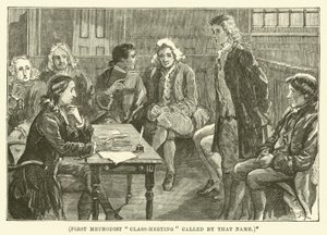First Methodist "Class-Meeting" Called by That Name (engraving) by English School