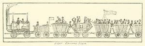 First Railway Train by English School