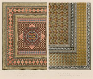 Floor Cloth; Kamptulicon by English School