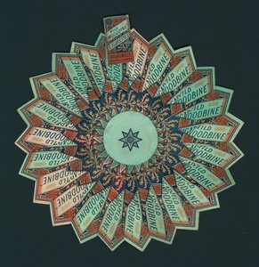 Flower Made Out of Old Cigarette Boxes by English School