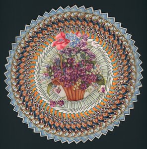 Flower Made Out of Old Cigarette Boxes by English School