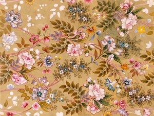Flowered Textile Design
