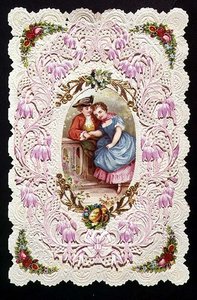 Forget Me Not, Victorian Card