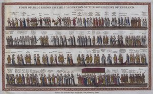 Form of Procession to the Coronation of the Sovereigns of England by English School