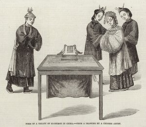 Form of a Treaty of Marriage in China by English School