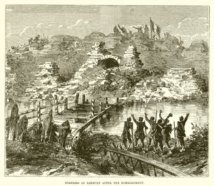 Fortress of Kinburn after the Bombardment by English School